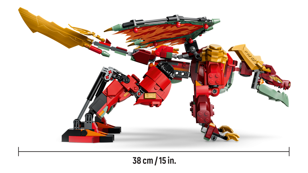 LEGO NINJAGO Wyldfyre's Transforming Dragon Mech | 71868