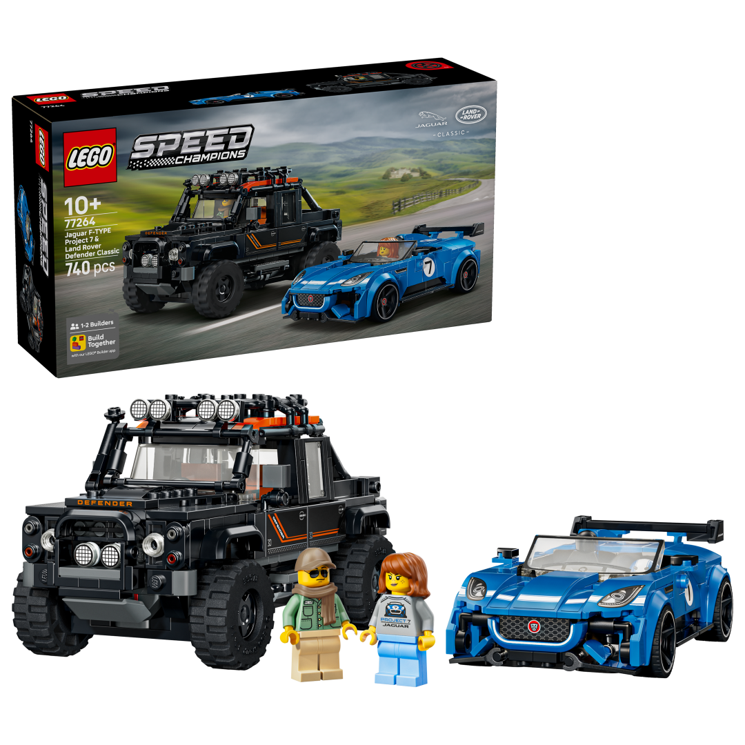LEGO Speed Champions Jaguar Project 7 & Land Rover Defender | 77264