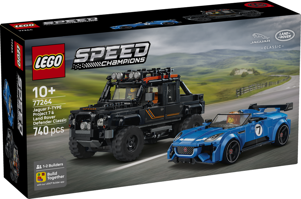 LEGO Speed Champions Jaguar Project 7 & Land Rover Defender | 77264