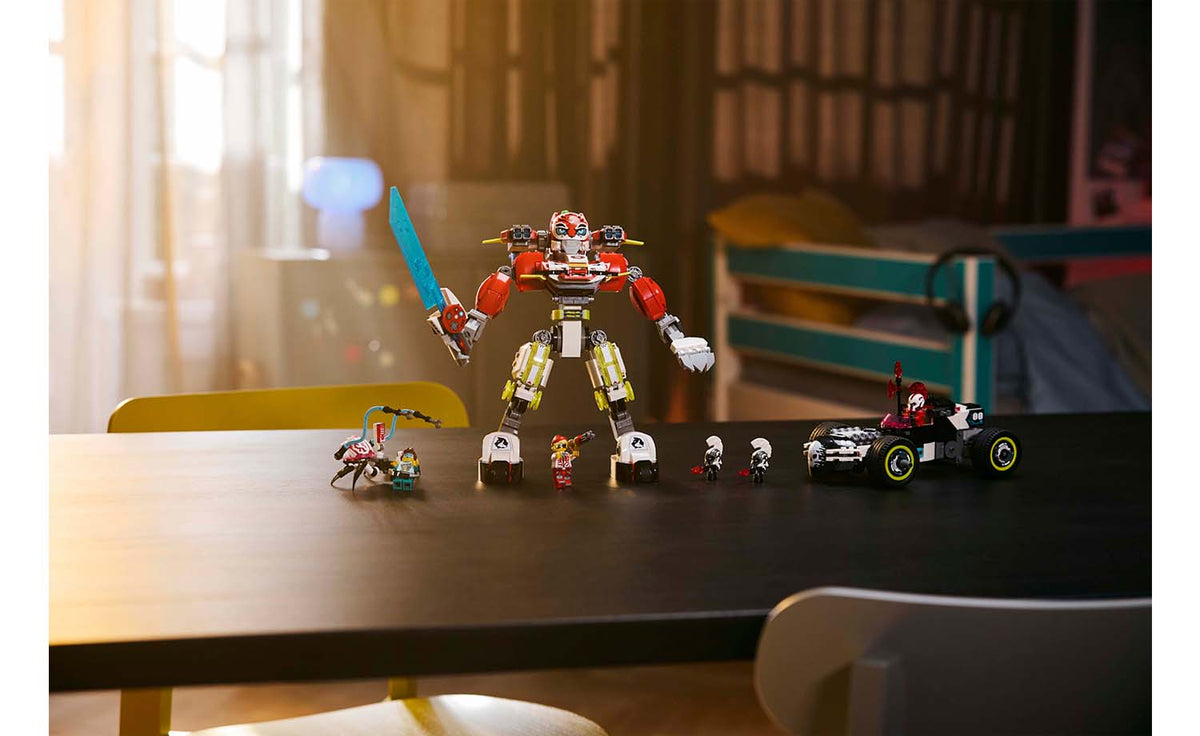 LEGO DREAMZzz Cooper's Tiger Mech & Zero's Hot Rod Car | 71497